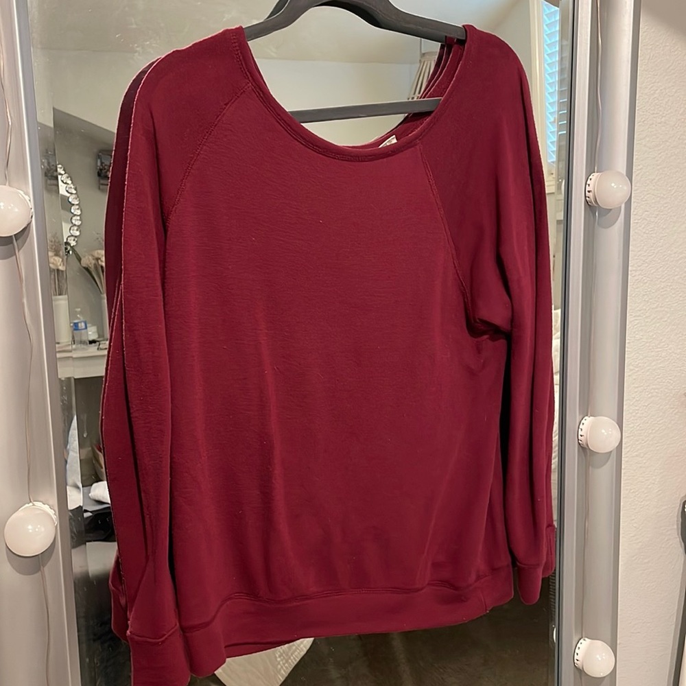 Red sweater! Super comfortable size small